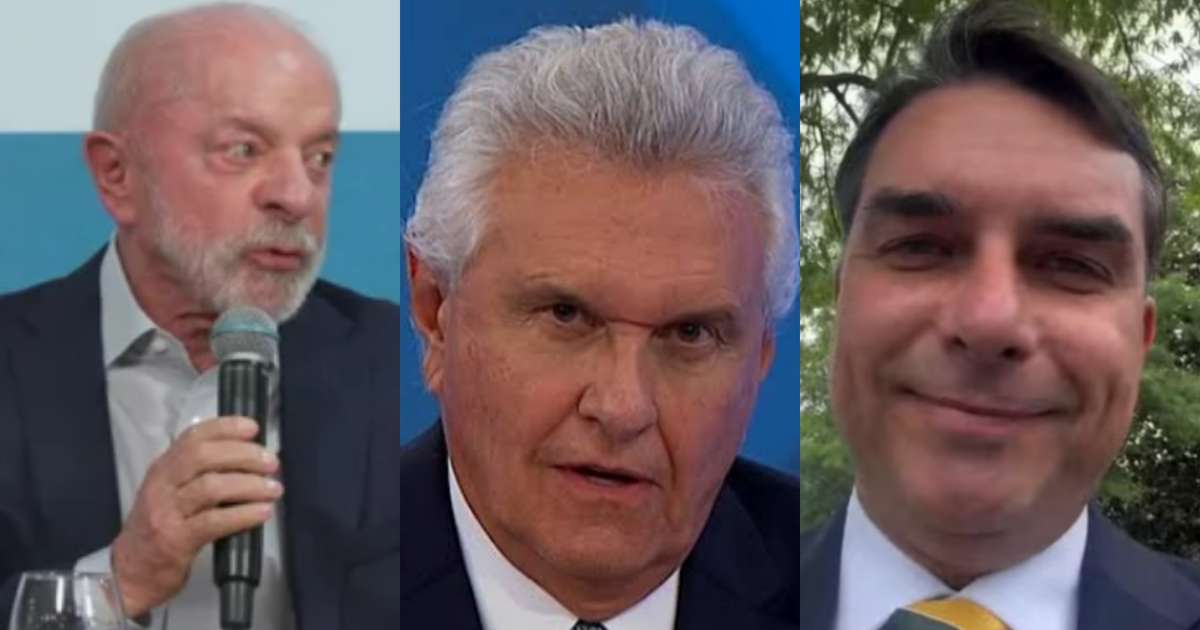 Lula ou Flávio Bolsonaro? Caiado revela apoio no segundo turno: 'Vai dar a maior vitória'