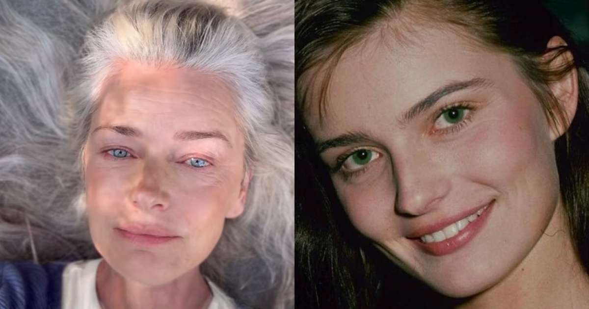 Aos 61 anos, a supermodelo Paulina Porizkova quebra padrões de beleza e magreza extrema