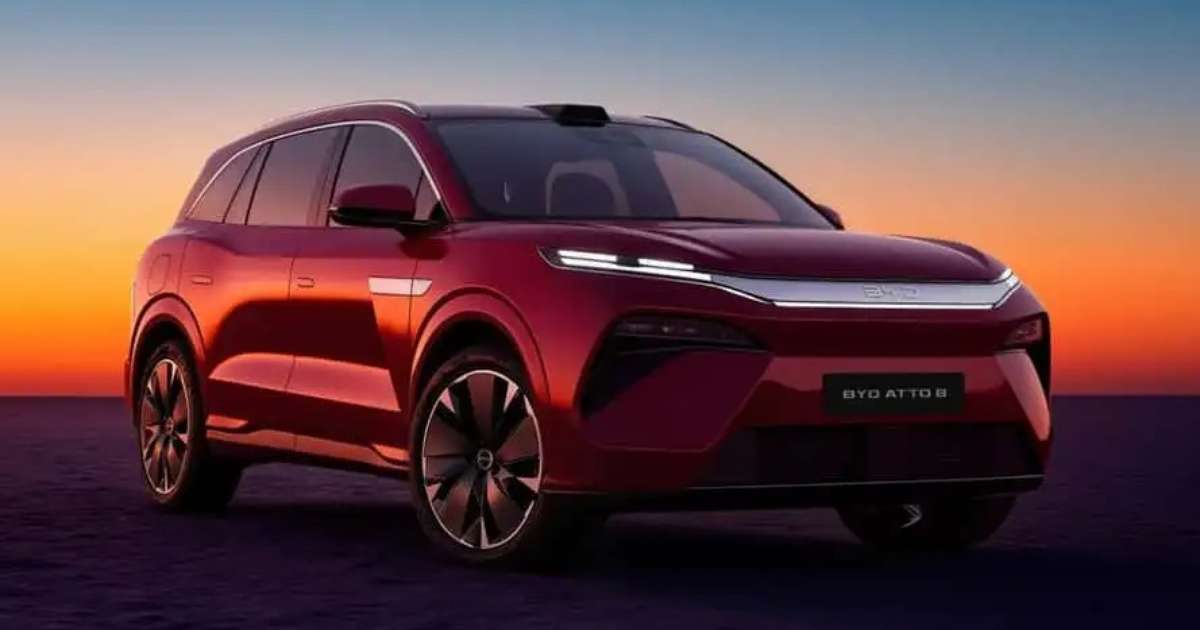 BYD Atto 8 promete recarga de 10% a 97% em apenas nove minutos