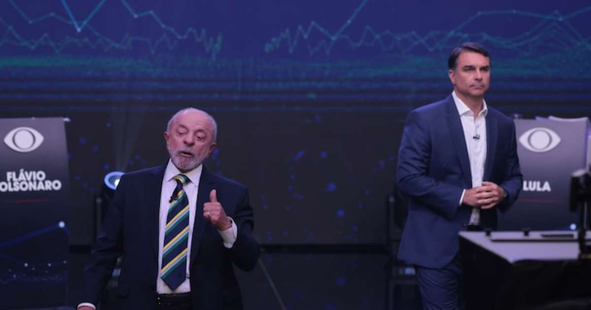 Checamos o debate entre Lula e Flávio na Band; veja o resultado