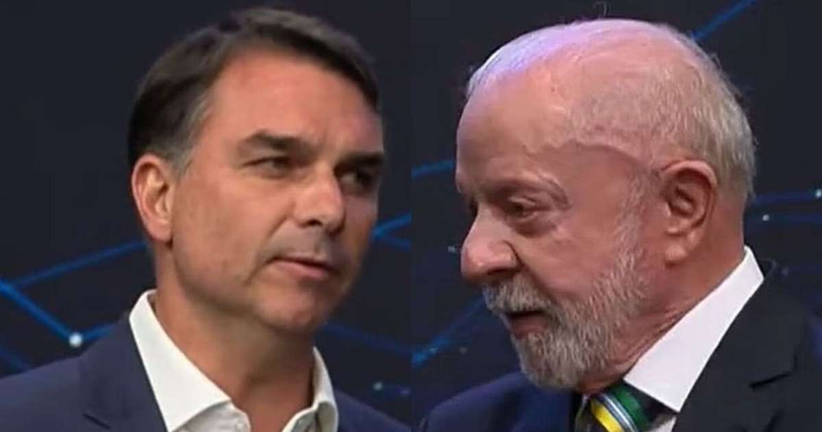 Suspeita de bomba, confusão entre equipes e bronca em Janja: os detalhes do 1º debate entre Flávio Bolsonaro e Lula, candidatos à Presidência da República