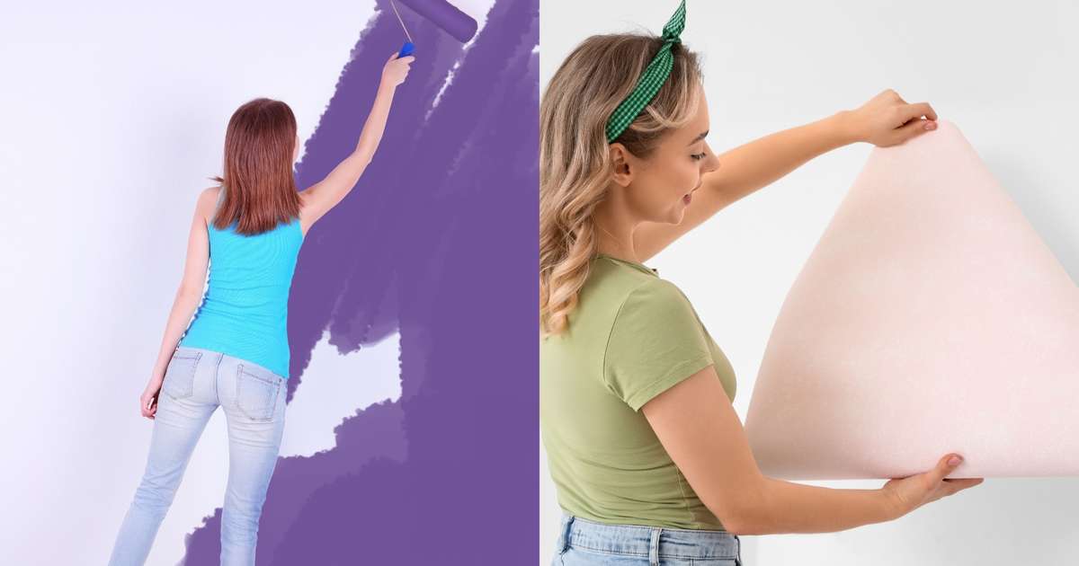 Pintura ou papel de parede em imóvel alugado: qual é a opção mais barata e sem dor de cabeça?