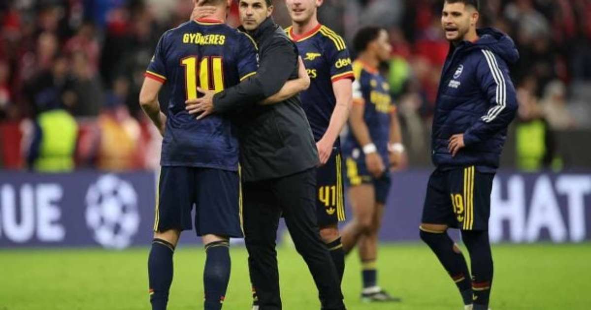 Arteta celebra empate com Bayern e revela preocupação com Saka