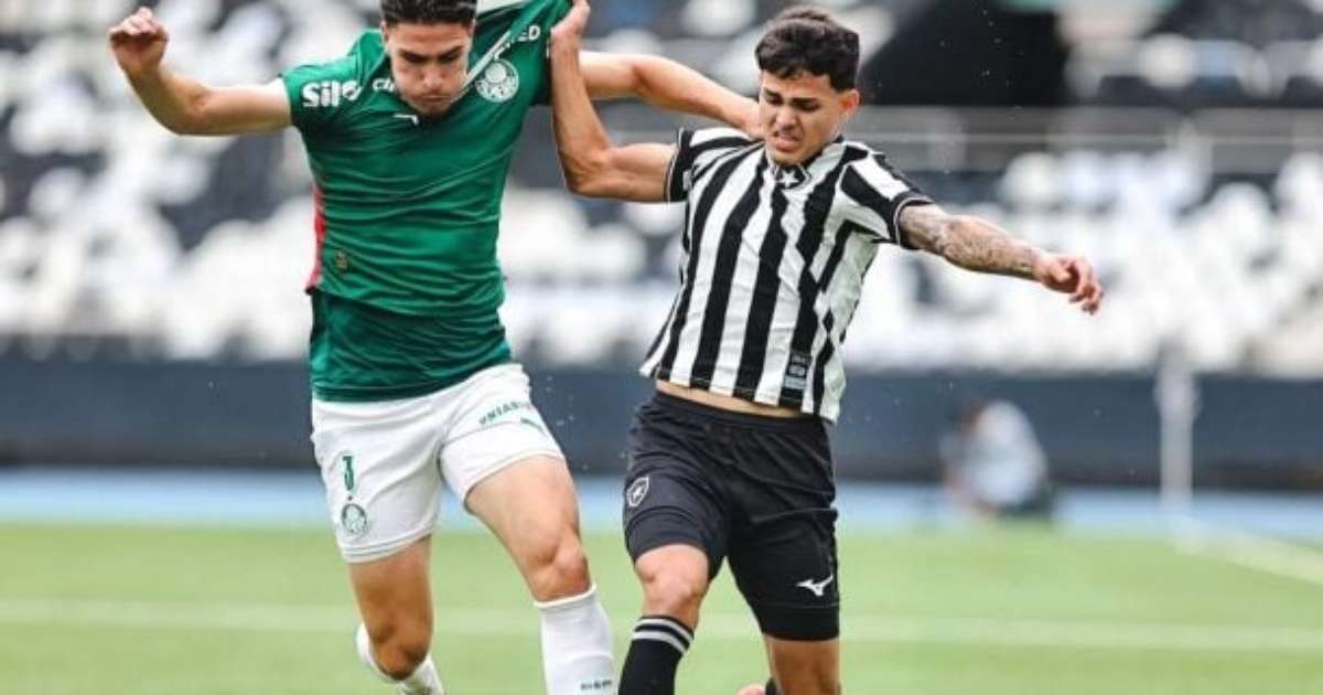 Palmeiras volta a vencer o Botafogo e se classifica na Copa BR Sub-20