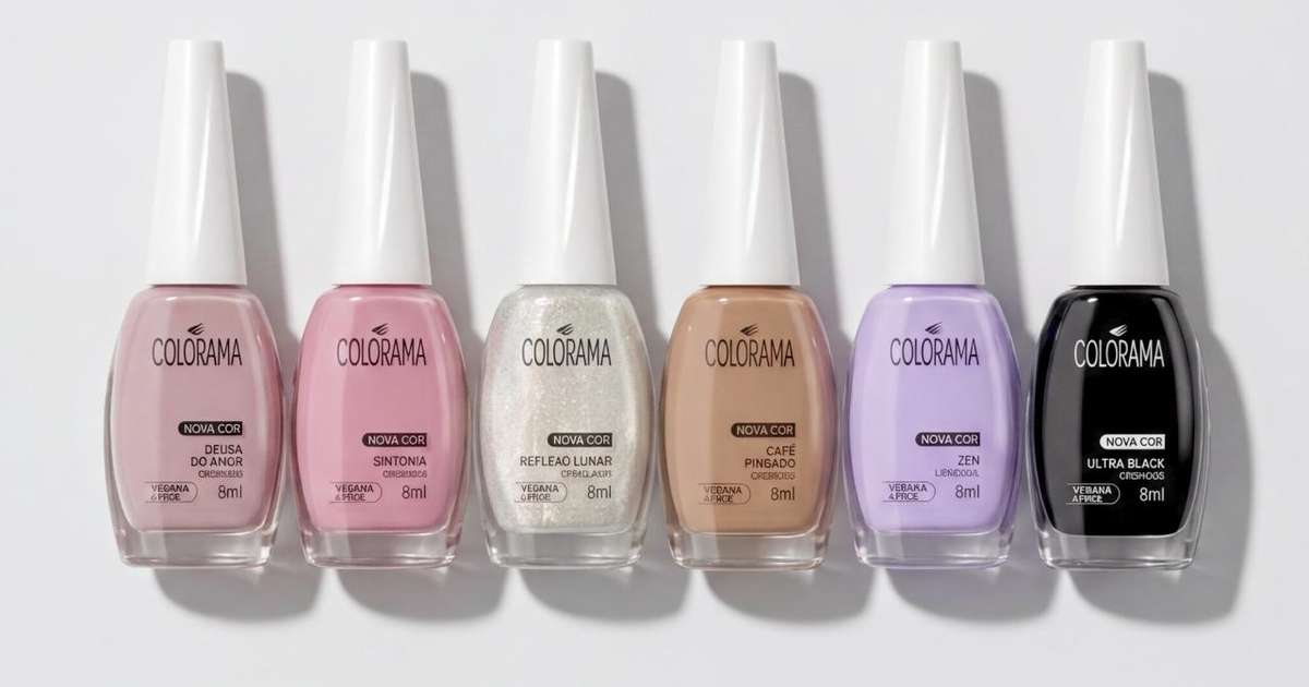Colorama lança nova coleção de esmaltes com 6 tons inspiradores