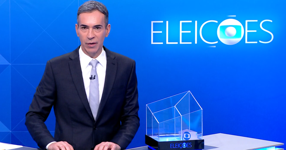 Web critica mediação de César Tralli em debate da Globo entre Flávio Bolsonaro e Lula