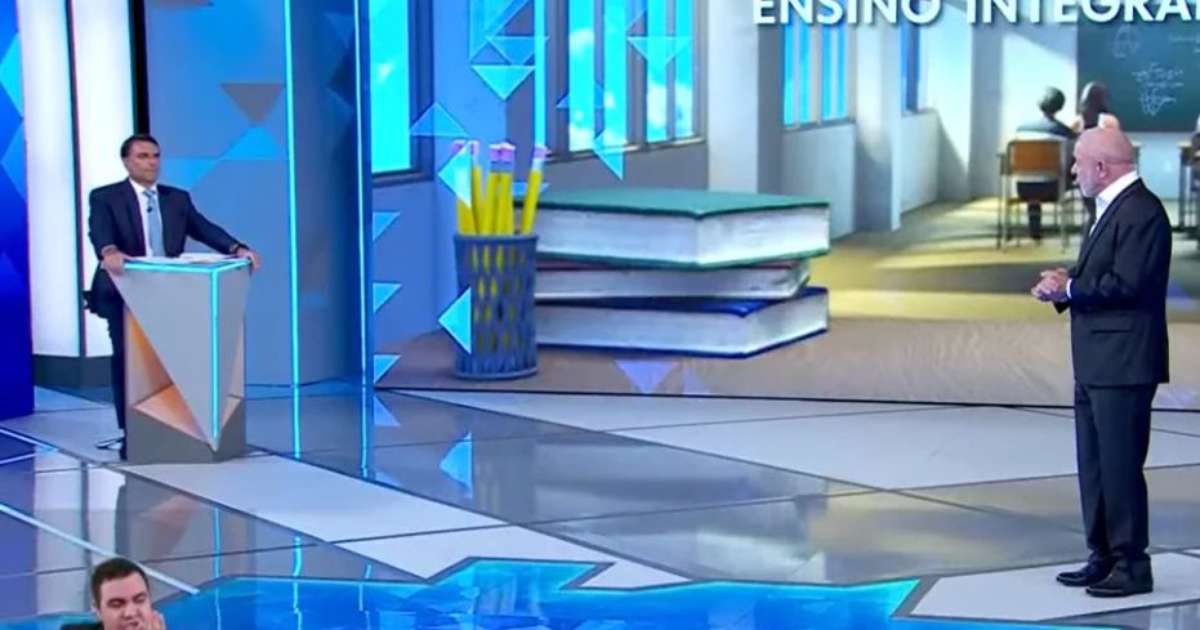 Você é irmão do ‘Tigrinho’, diz Lula para Flávio durante debate da TV Globo