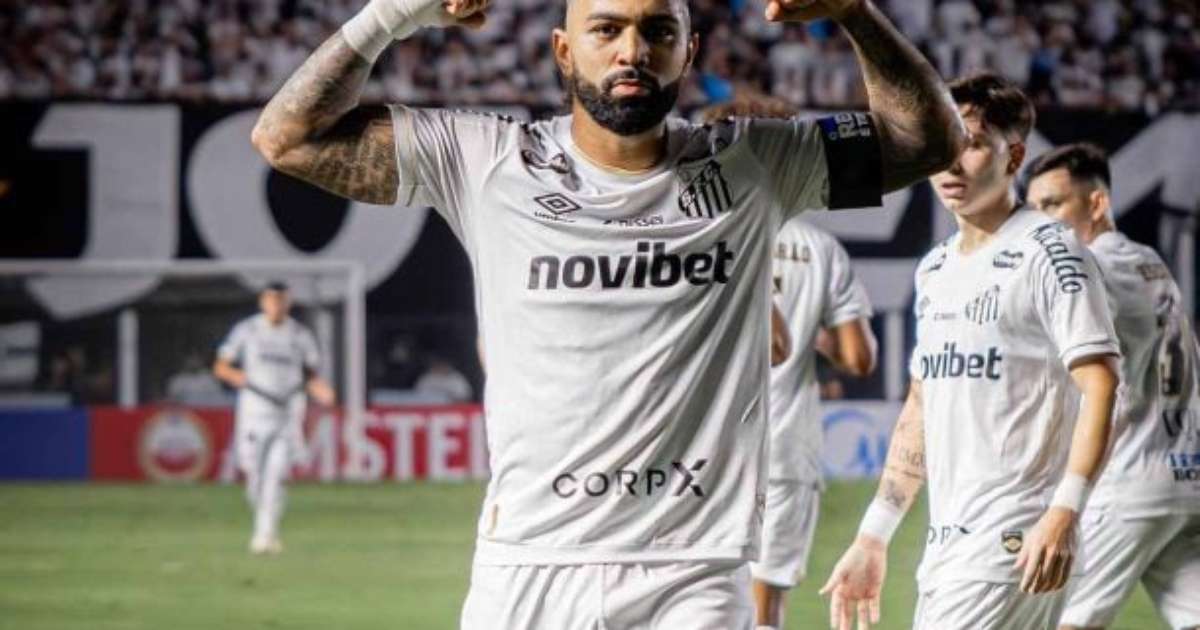 Gabigol mira marca contra o Palmeiras e promete 'gabaritar' os clássicos do Santos