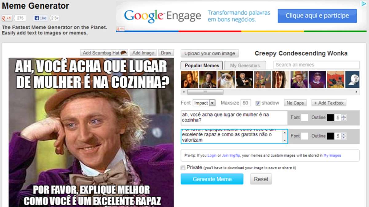 Memes Recentes - Gerar Memes - Site Gerador de Memes Online