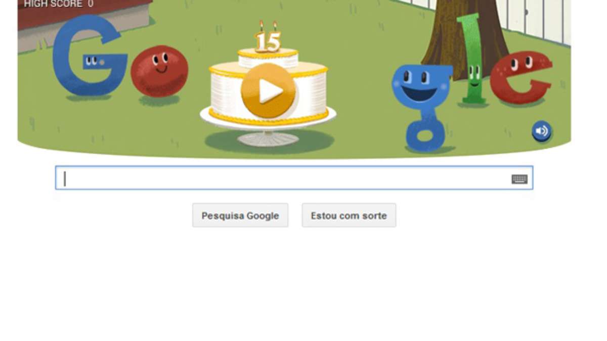 Google completa 15 anos e comemora com jogo em doodle