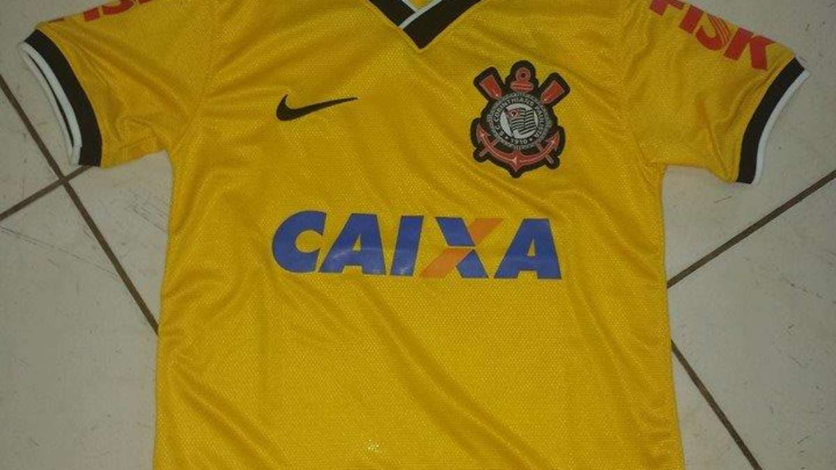 camisa amarela corinthians 2014