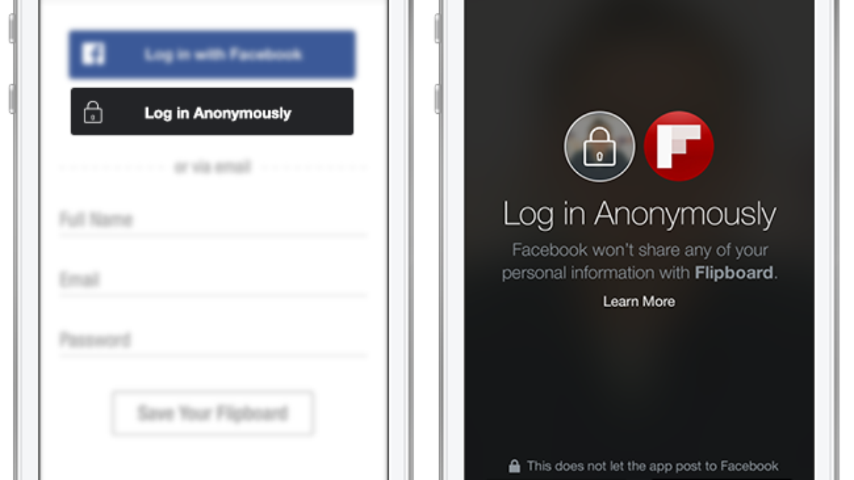 Facebook anuncia login an nimo para acesso a aplicativos