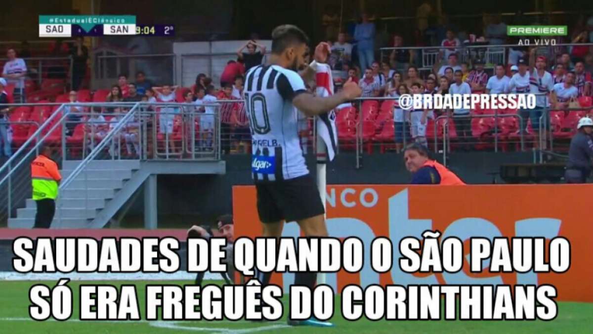 Os melhores memes da vitória do São Paulo sobre o Santos