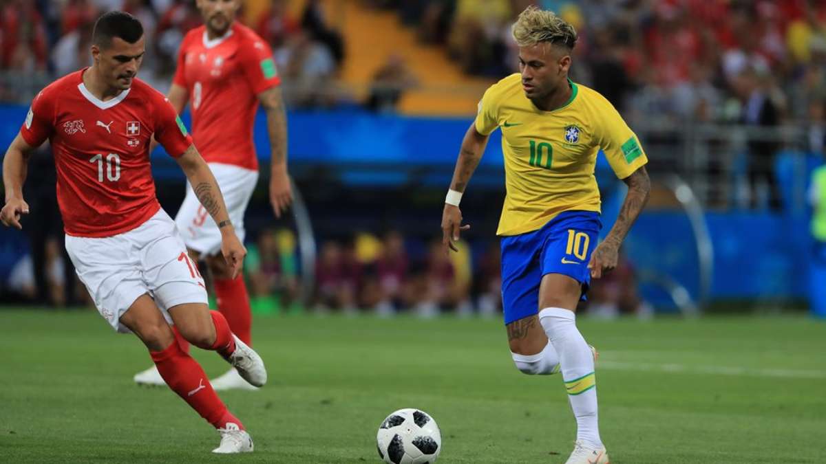 Neymar decepciona na estreia do Brasil diante da Suíça na Copa 2018