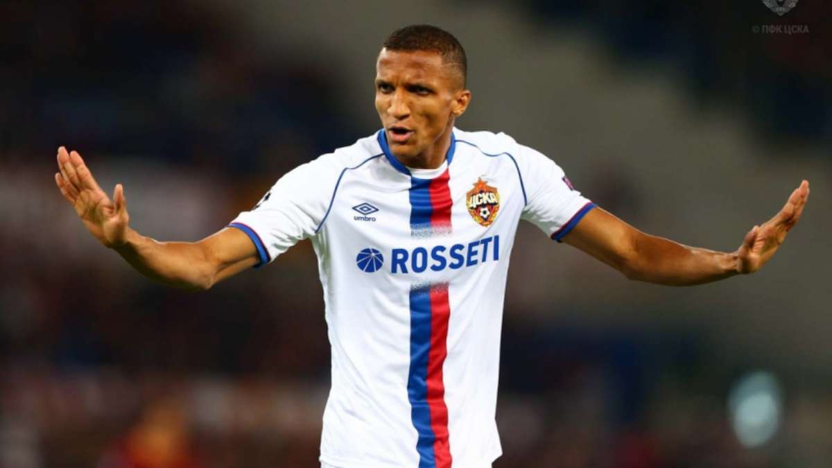 Rodrigo Becão celebra vitória do CSKA sobre o Spartak na Rússia