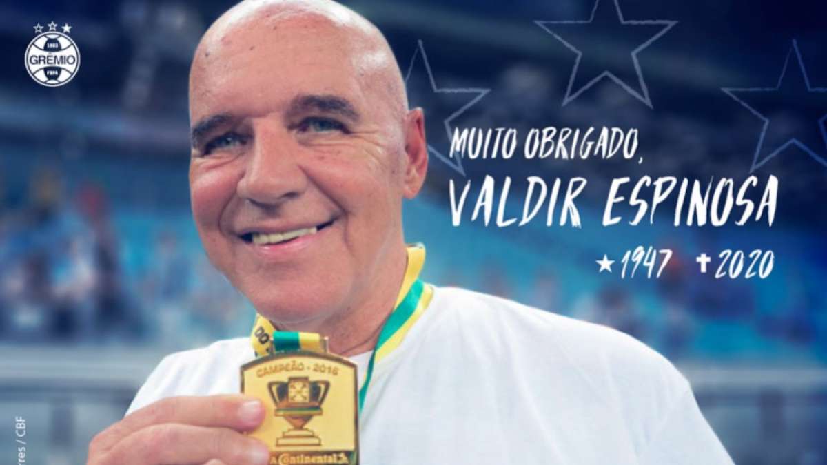 Morreu Júlio Espinosa, treinador com passagens por Grêmio e Santos