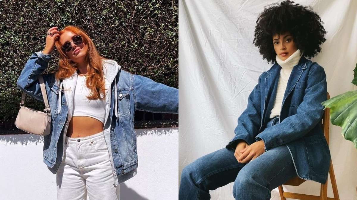 Looks legais para pessoas reais: jaqueta jeans