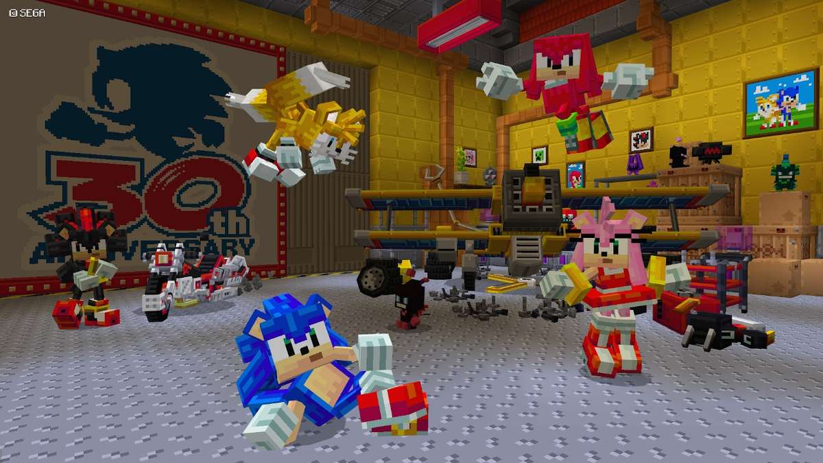 Minecraft x Sonic – Pacote de Texturas é lançado na loja do jogo