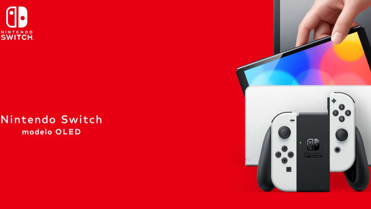 Console Nintendo Switch OLED - Vermelho e Azul Neon, 64GB