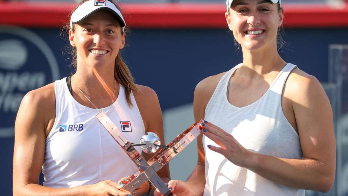 Luisa Stefani é campeã nas duplas do WTA de Montreal, tênis