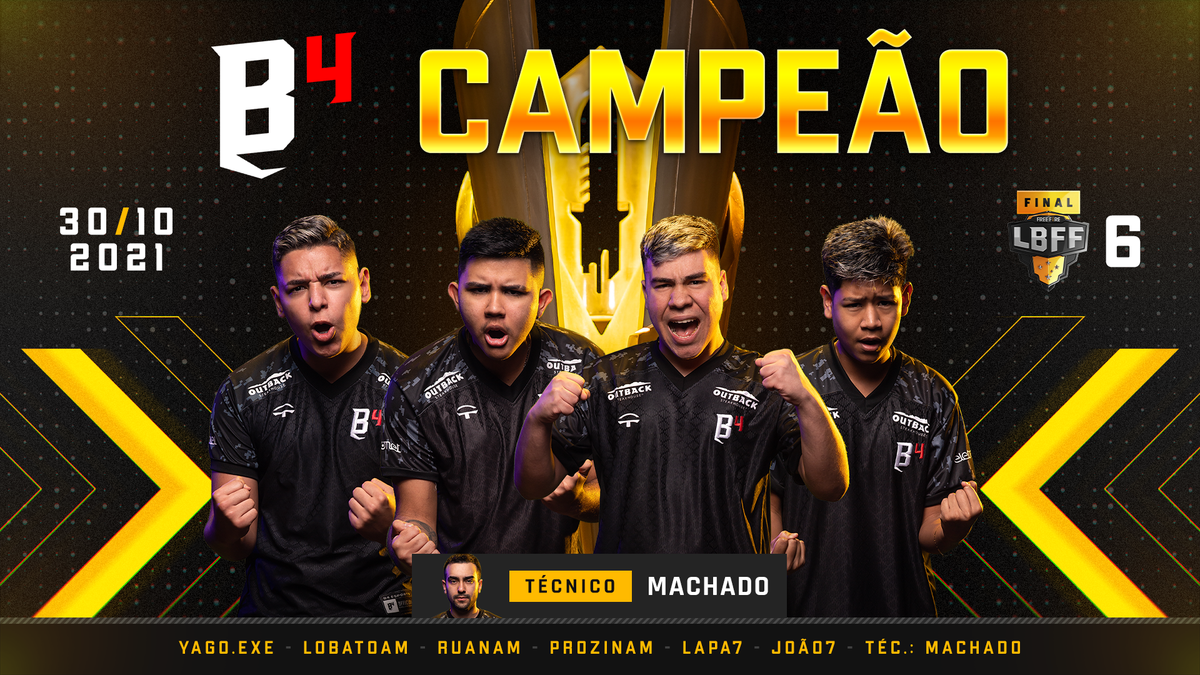 Equipe Revoada conquista o título de campeã da segunda edição da Copa Free  Fire 4x4 