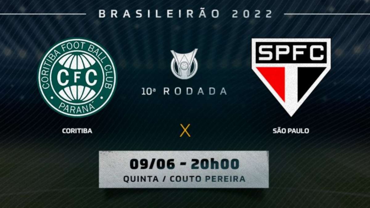 Jogo do São Paulo ao vivo: veja onde assistir São Paulo x Coritiba na TV e  Online pelo Campeonato Brasileiro - CenárioMT