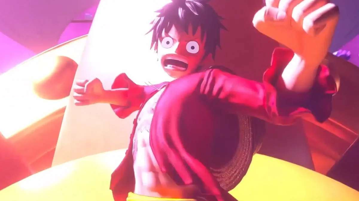 Monkey D. Luffy do One Piece. Imagens do anime e dos jogos.