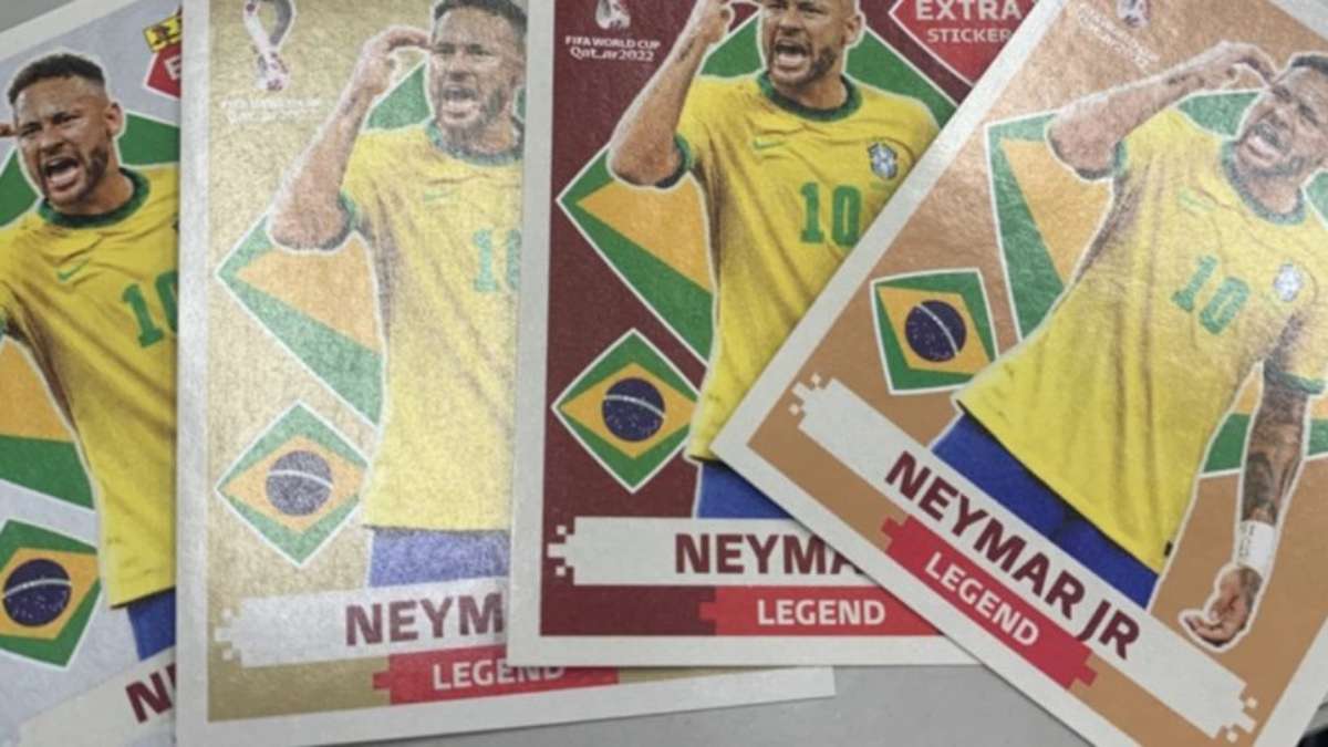 Figurinhas Da Copa 2022 Neymar Jr - Mbappé - Lionel Messi