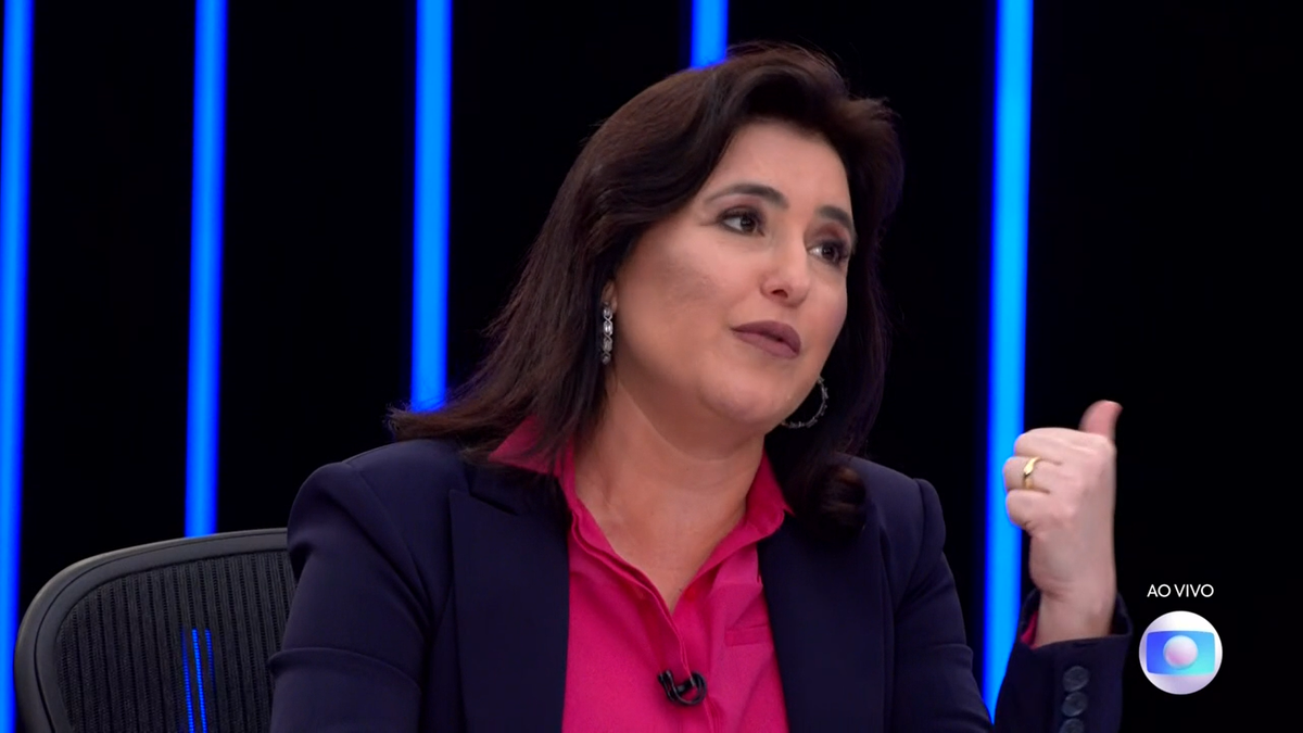 Em sabatina, Simone tenta apagar Dilma da Hist&oacute;ria