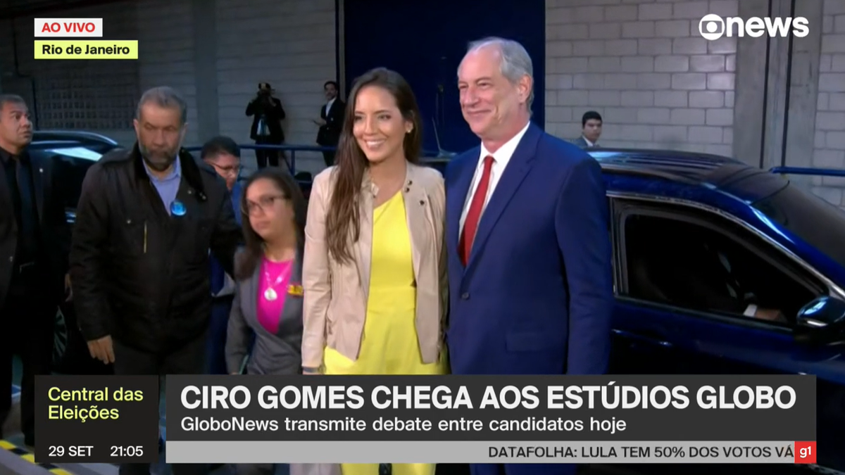 Candidatos Presid ncia chegam aos est dios Globo para participar