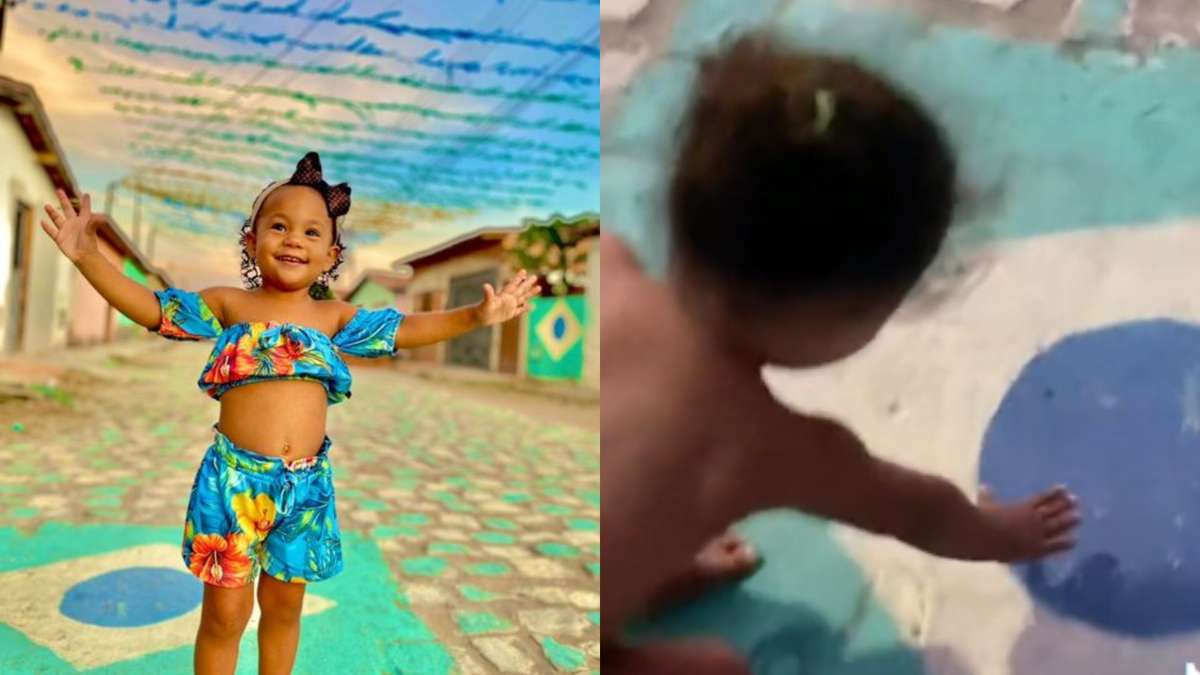 &Eacute; Lula&rdquo;, reage crian&ccedil;a ao ver decora&ccedil;&atilde;o do Brasil para a Copa do Mundo;  confira v&iacute;deo