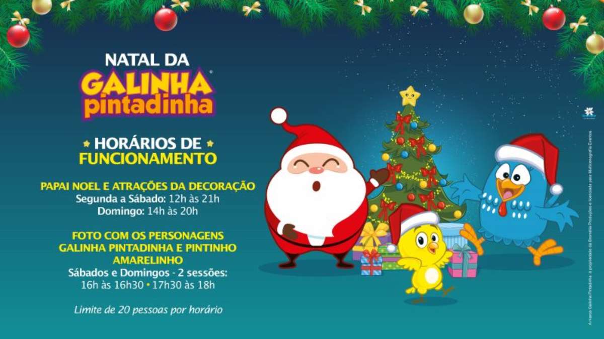 Via Brasil Shopping - Quem aí está animado para se divertir no Espaço da Galinha  Pintadinha? 😃 Aqui tem um tobogã com piscina de bolinhas, cama elástica,  pinturas e desenhos, jogos, brincadeiras