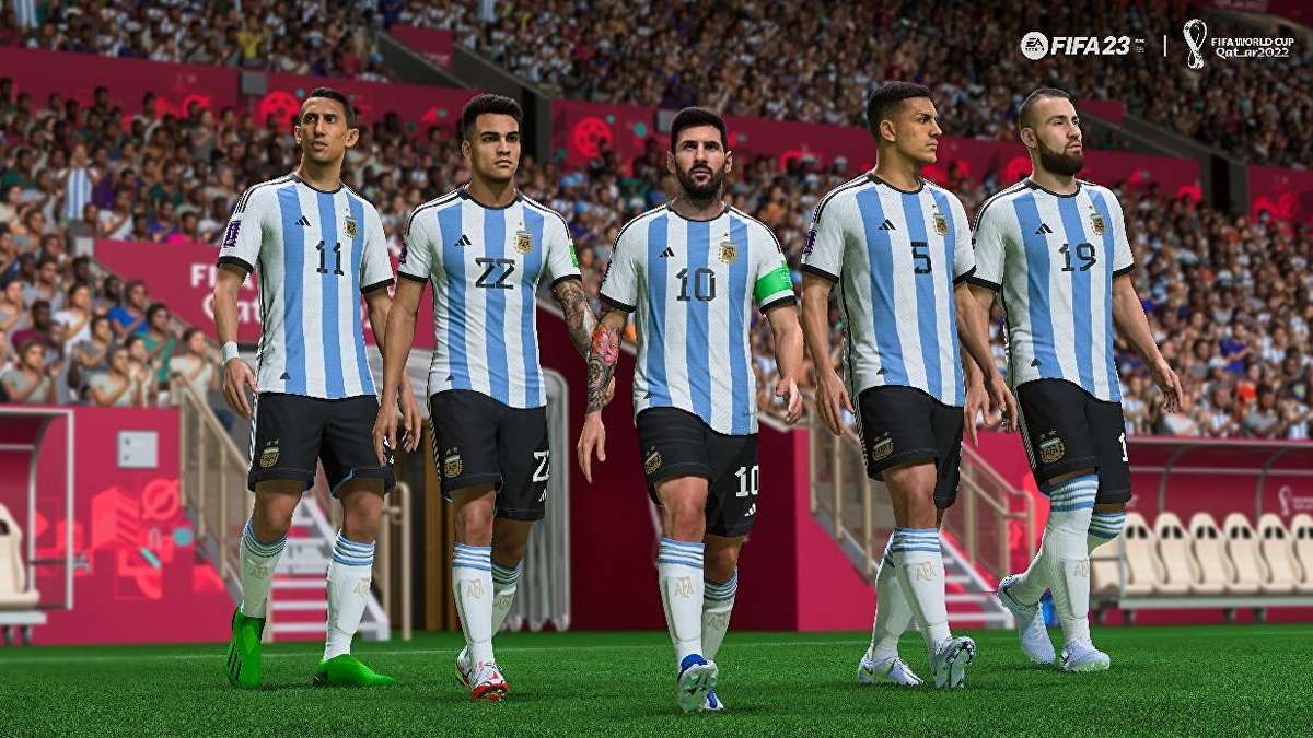 FIFA 23 - SIMULEI A COPA DO MUNDO QATAR 2022 COM UMA FINAL