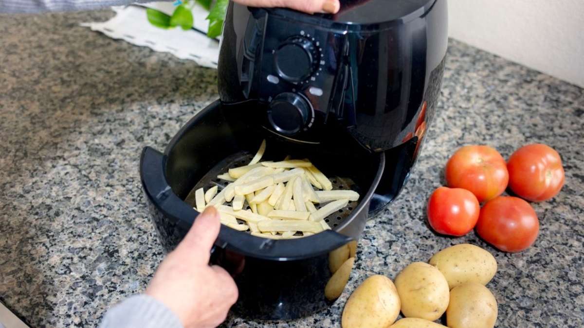 Receita de Batata frita crocante na air fryer