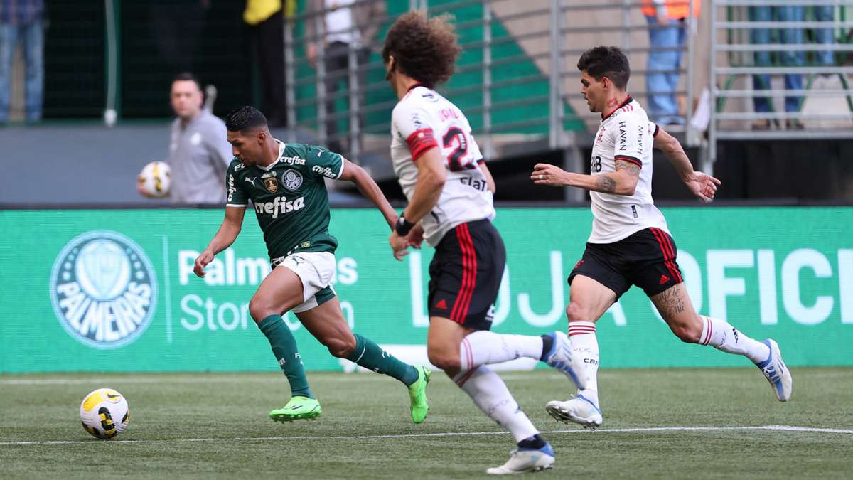 Flamengo tem larga vantagem contra o Palmeiras nos últimos dez jogos