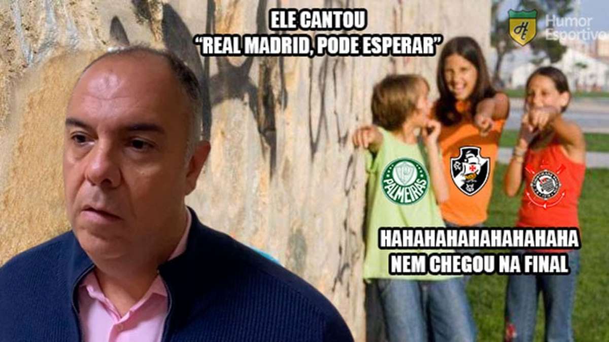 VP gênio, Real Madrid cansou de esperar os memes da queda do Flamengo no  Mundial de Clubes