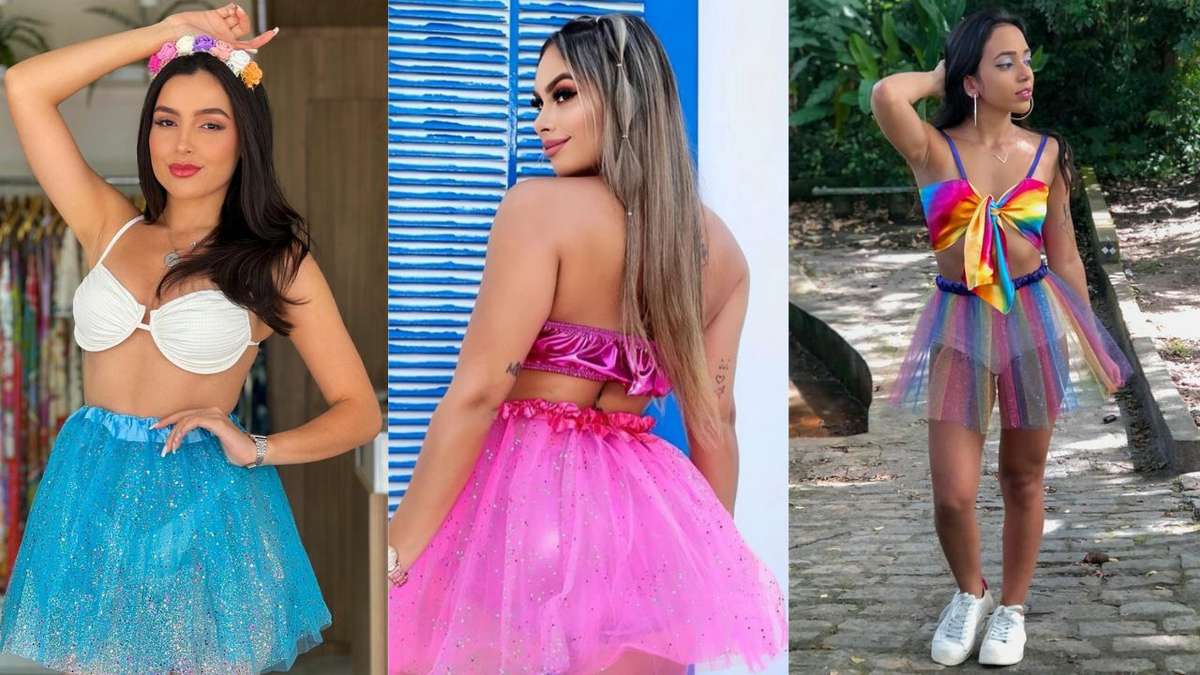 Body e saia sales tule carnaval