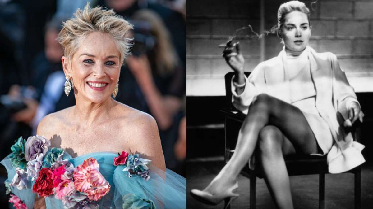 Sharon stone cruzada de perna