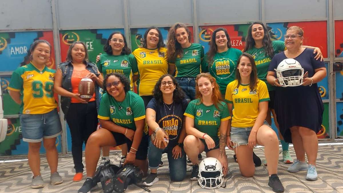 Seleção Brasileira Feminina de Futebol Americano estreia neste fim