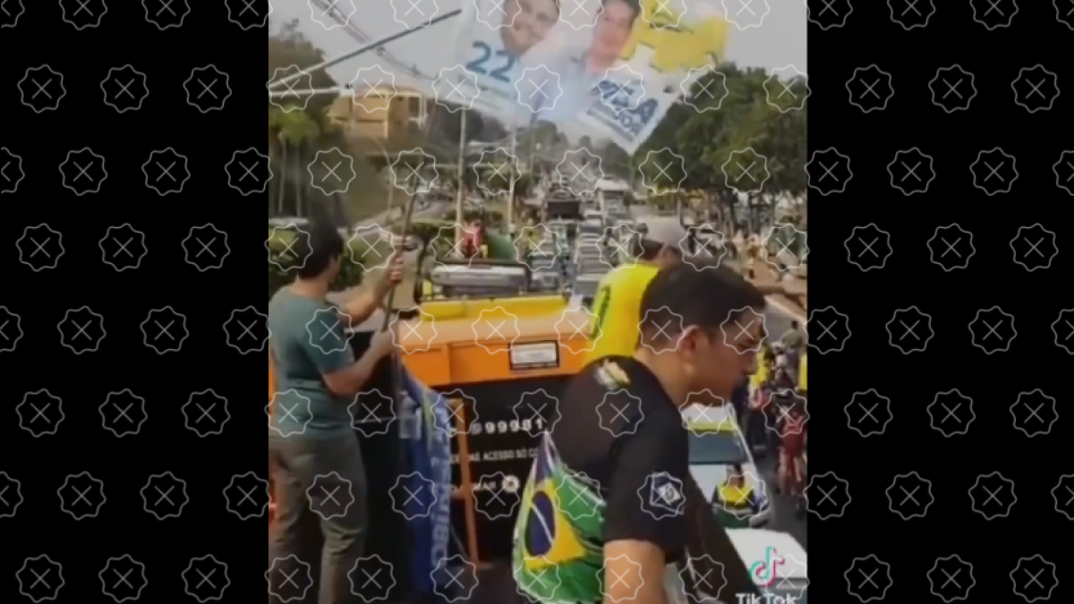 Vídeo mostra carreata em 2022, não recepção a Bolsonaro