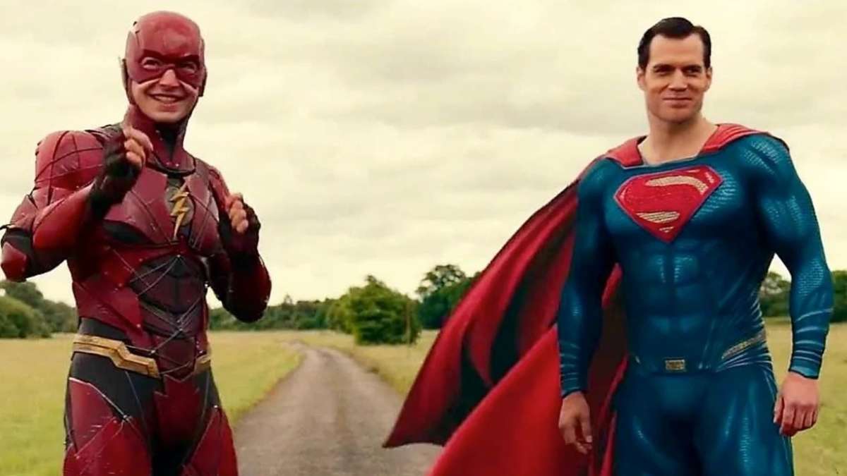 Exercício em Flash da Liga da Justiça do Superman Henry Cavill
