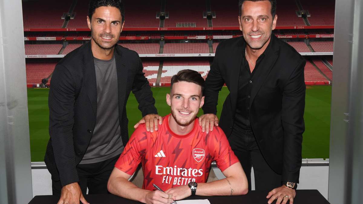 Arsenal announce record signing Declan Rice