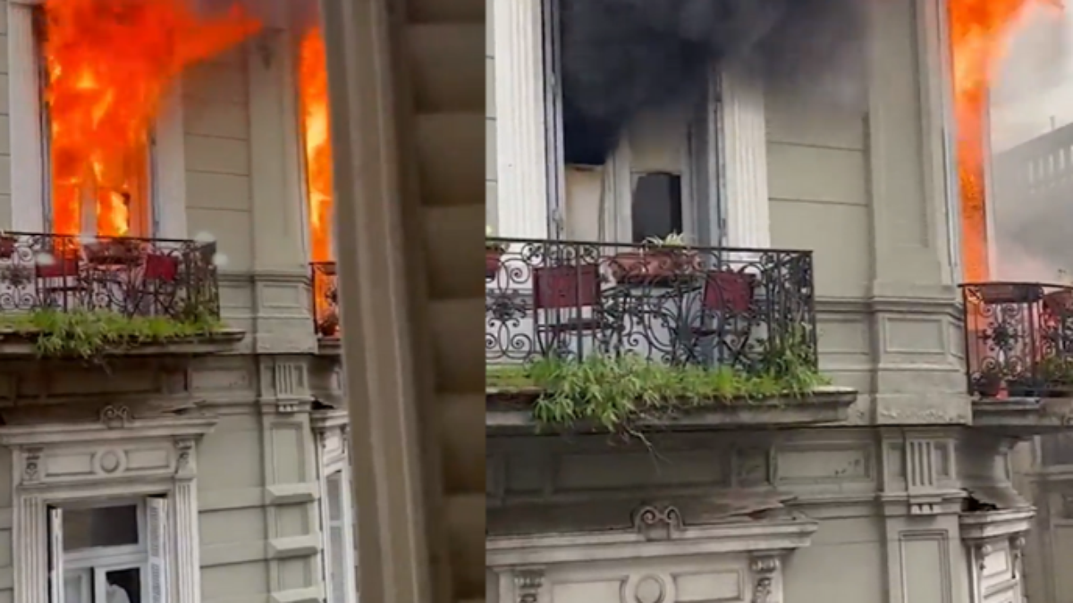 Incêndio em prédio no centro de Buenos Aires deixa idosa gravemente ferida