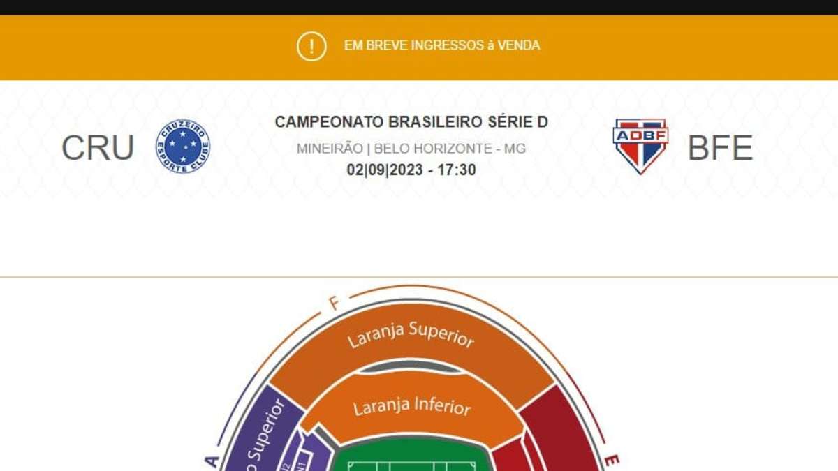 Bilhete Categoria 2 POR x BHZ