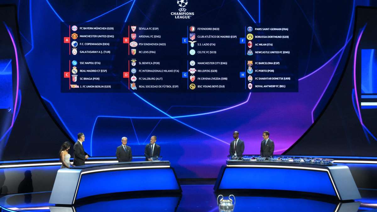 Tabela da Champions League: classificação, datas e horários dos jogos e  grupos da Liga dos Campeões - Lance!