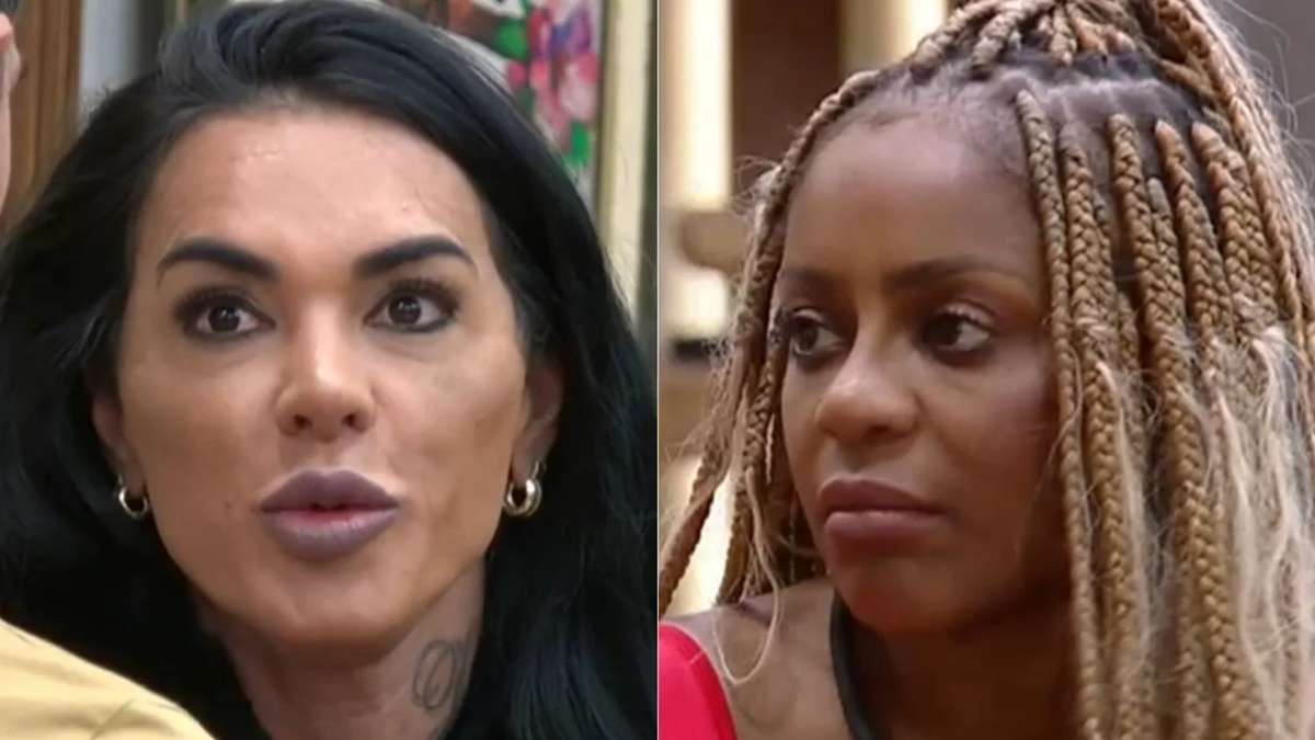 Nadja e Lucas Selfie discutem ao vivo após eliminação em A Fazenda 15:  'Dama do reality é você