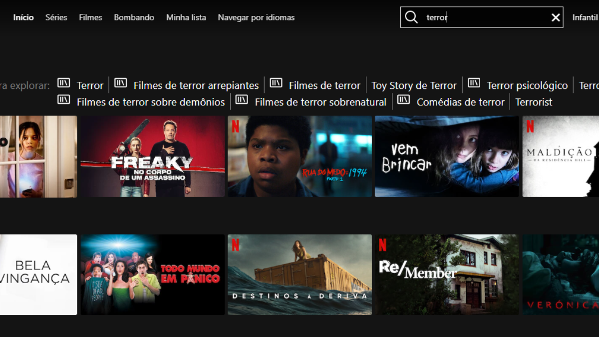 CÓDIGOS DA NETFLIX: Veja como descobrir categorias secretas de filmes e  séries