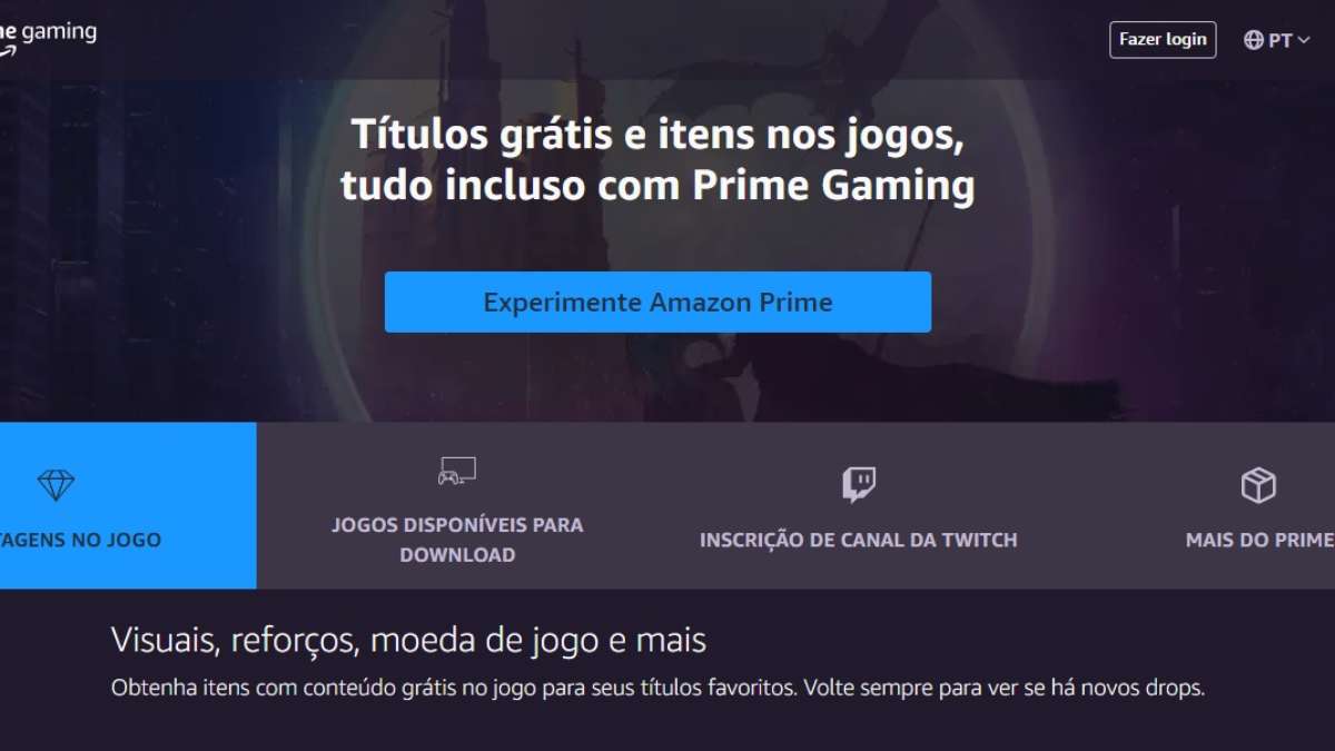 Veja os jogos grátis do Prime Gaming para novembro de 2023