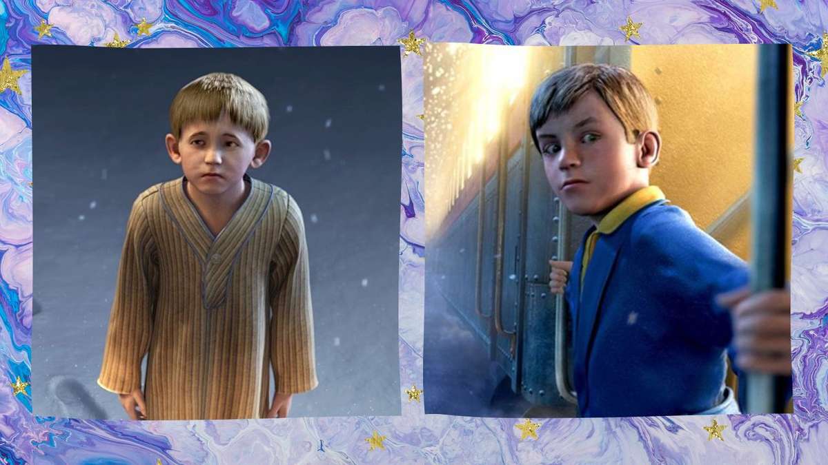 Comparação entre ator e personagem para o filme Expresso Polar