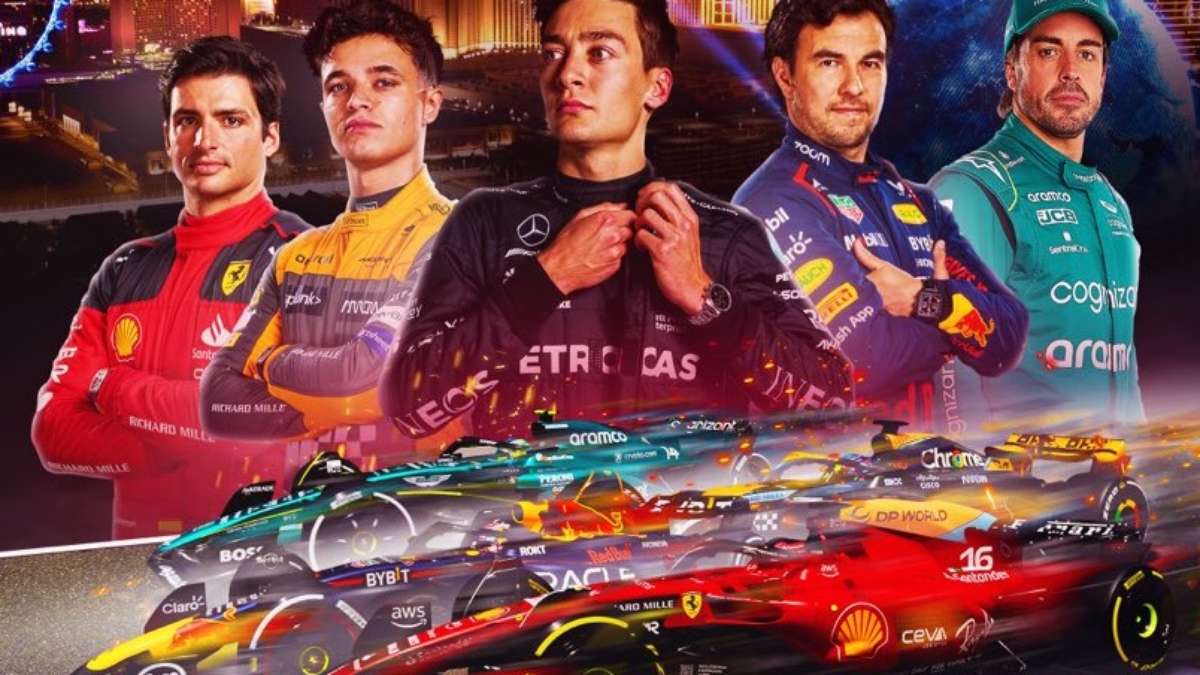 Pilotos e celebridades irão transmitir a pré-festa de Vegas em F1 23